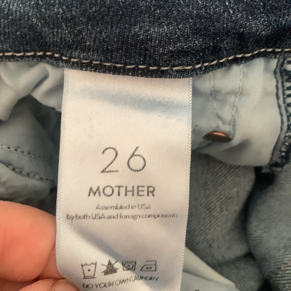 MOTHER High Waisted Looker Crop in Bake Sale Brawl size 26 - Picture 8 of 9